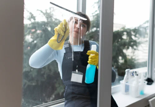 Nettoyage de vitres intérieures et extérieures à Sainte-Gemme-la-Plaine